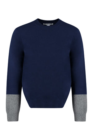 Long sleeve crew-neck sweater-0